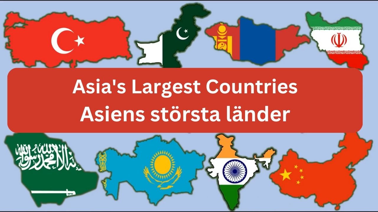 Asiens 10 största länder 2025 | Natur och underverk 1 Asiens största länder
