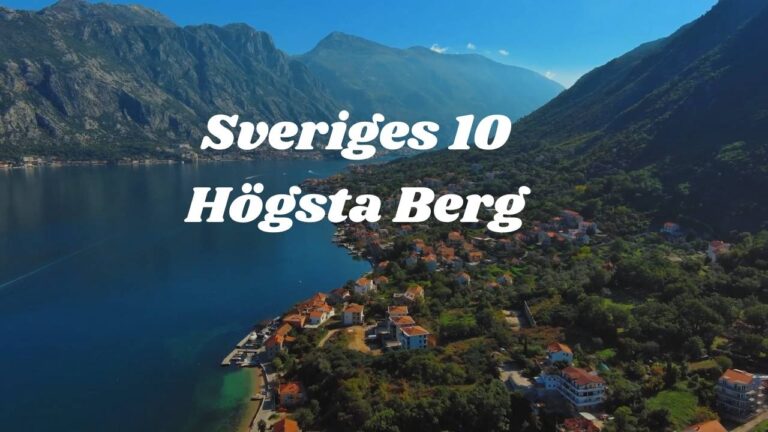 Utforska Sveriges 10 Högsta Berg: en Guide Som Måste Besökas 10 Sveriges 10 Högsta Berg