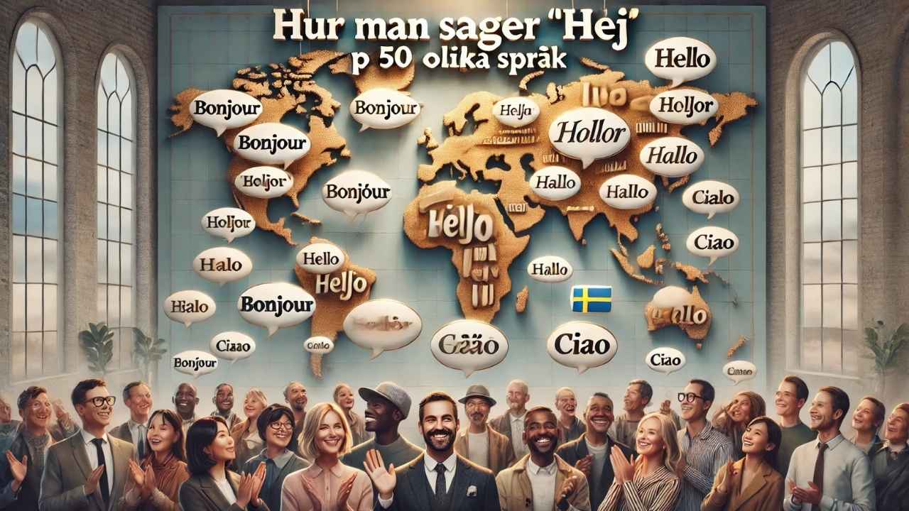 Hur man säger "Hej" på 50 olika språk"