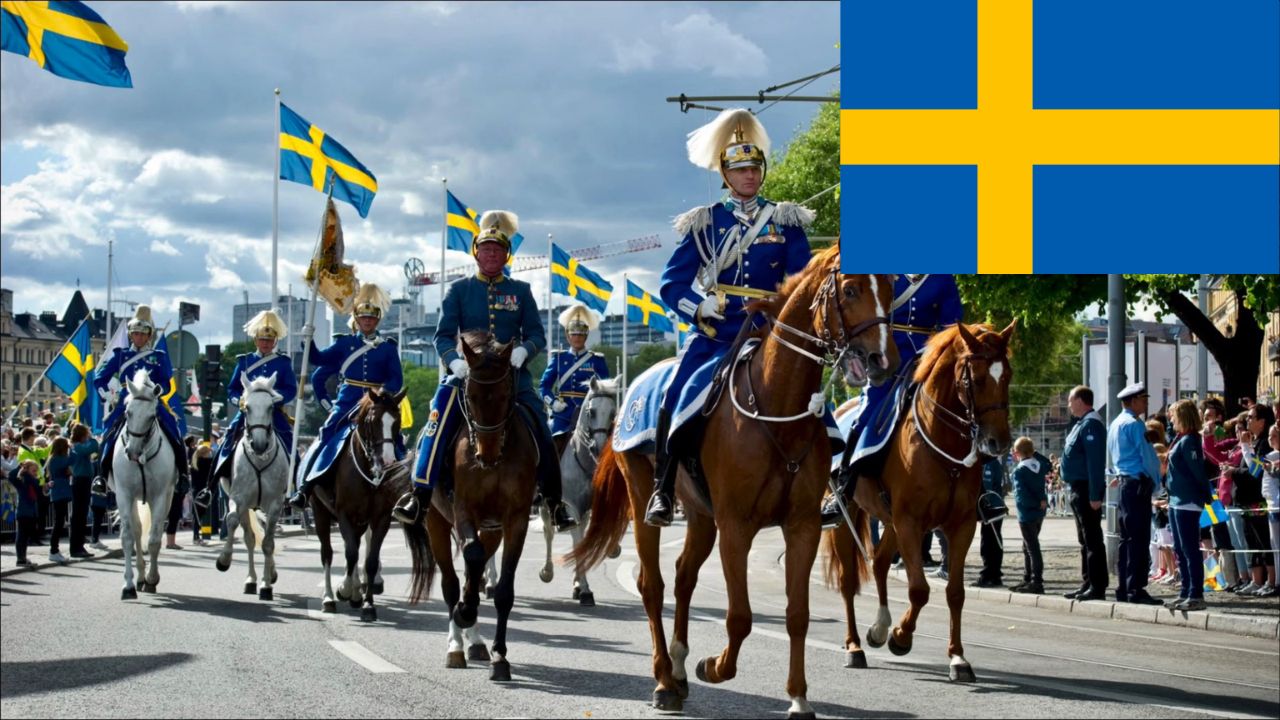 Sveriges flagga färger