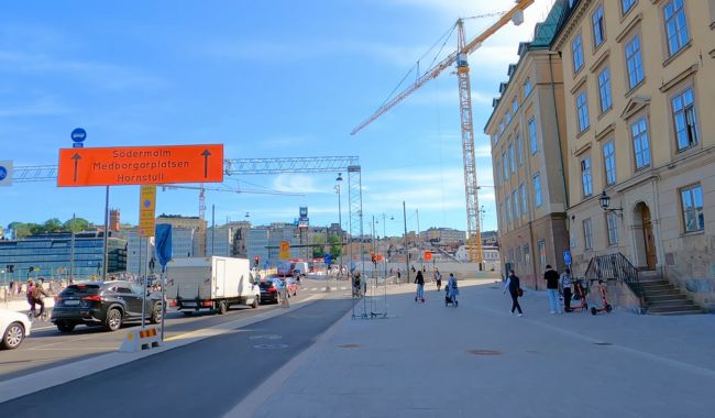Utforska Självguidad vandring i Stockholms Södermalm 2 Slussen -vandring i Stockholm
